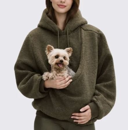 강아지 포켓 캥거루 후드티 진짜 편할까? 사기 전 몸무게부터 재세요