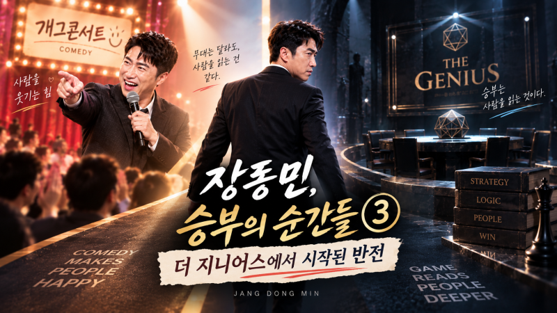 장동민, 승부의 순간들 ③｜장동민의 승부 본능이 드러난 순간, 더 지니어스에서 시작된 반....