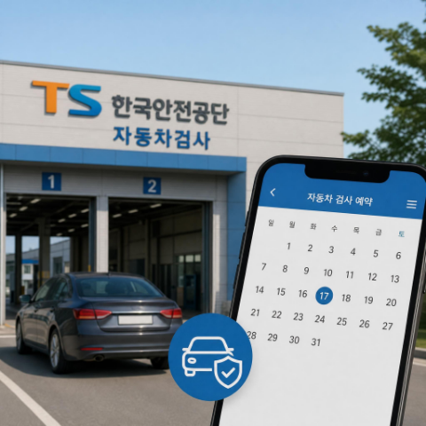 자동차 검사 예약 / TS 한국안전공단 검사소 조회, 예약, 비용, 과태료 한 눈에 알아보기