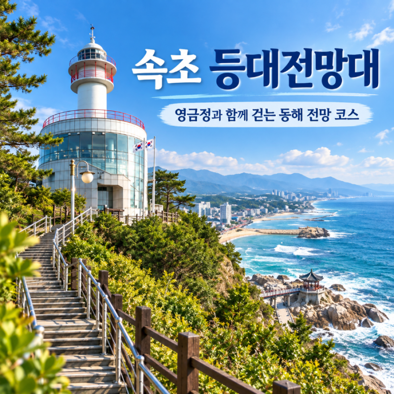 강원도 속초 가볼만한곳 속초 등대전망대 | 영금정과 함께 걷는 동해 전망 코스