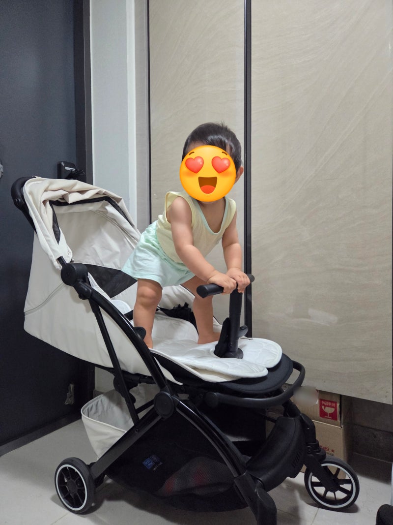 [와이업] 휴대용 유모차 지니에스3 후기 (내돈내산)