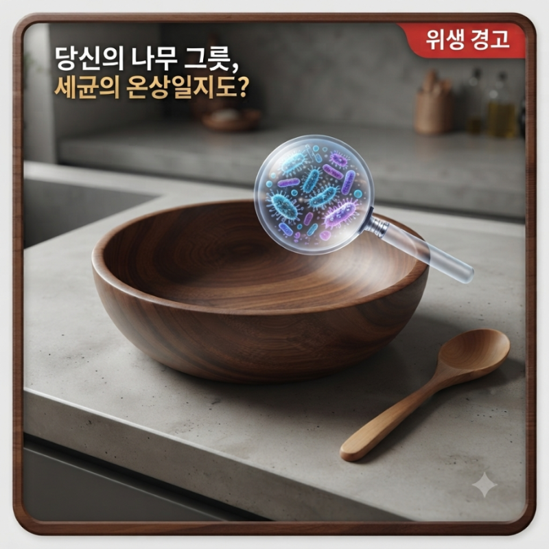 설마 우리집도? 매일 쓰는 감성 나무 그릇, 알고 보니 '세균 덩어리'인 충격적인 이유와 올바....