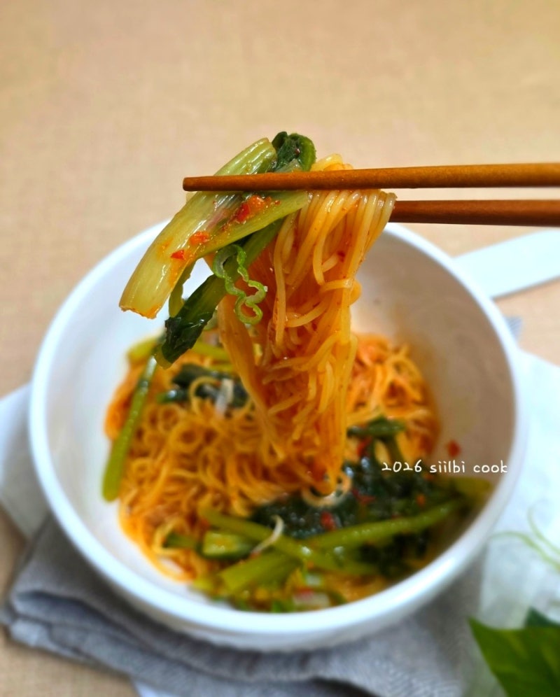 열무김치비빔국수 레시피 열무비빔국수 양념장 레시피 김치비빔국수 양념장