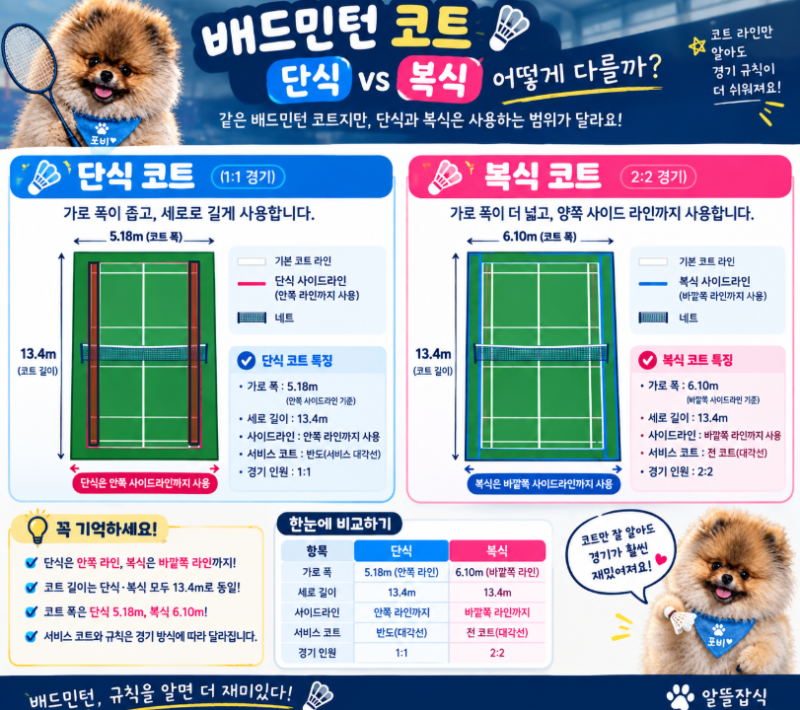 배드민턴 경기 규칙 완벽 정리