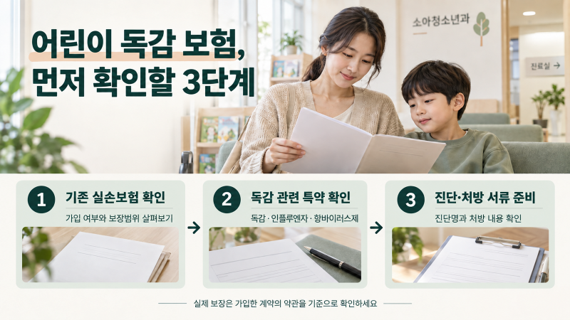 어린이 독감 보험｜양성 판정만으로 보험금 나올까? 실손까지 정리