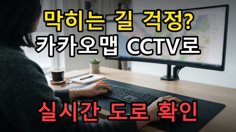 카카오맵 CCTV 실시간 교통상황 확인 방법 모바일 PC 완벽 정리