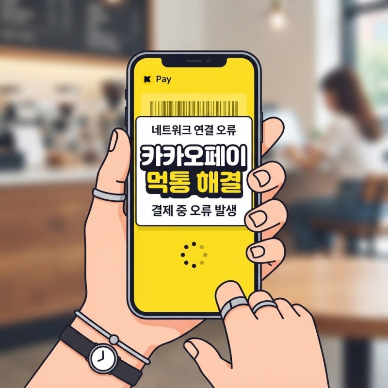 계산대 앞에서 갑자기 카카오페이 먹통일 때 확인 순서 5단계