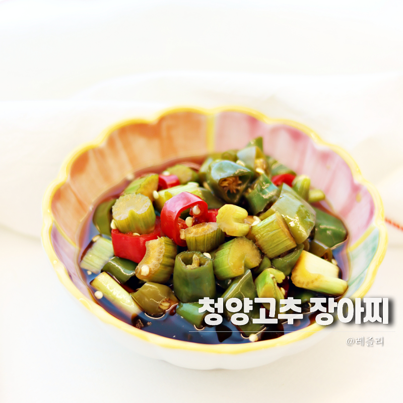 고추장아찌 만들기 간장 비율 청양고추 장아찌 레시피