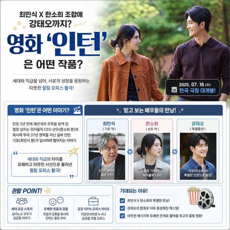 한소희 남편으로 깜짝 등장? 강태오, 영화 '인턴' 특별출연 소식에 뒤늦게 난리 난 진짜 이유