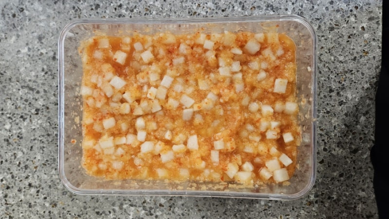 옆집 아이도 맛있다고 순삭하는 아기깍두기 레시피