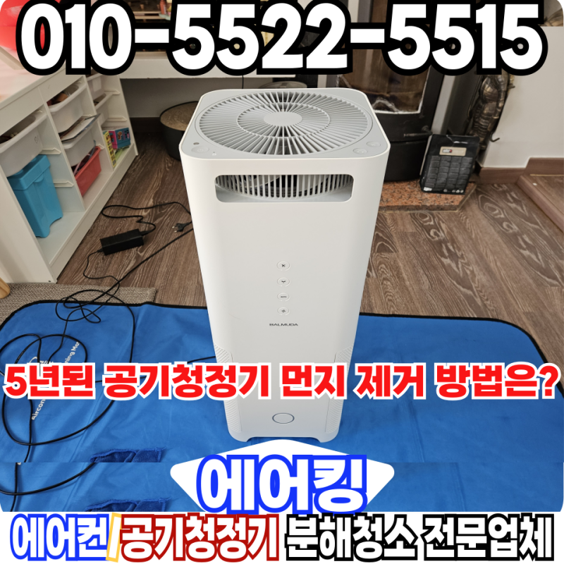 발뮤다 공기청정기 청소 5년된 에어엔진 먼지 제거 방법은 세척 업체로 해결
