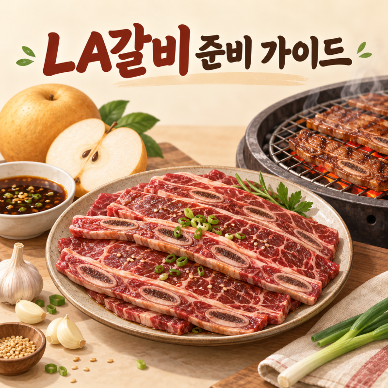 LA갈비 고르는 법부터 양념·해동·굽기까지 한 번에 정리