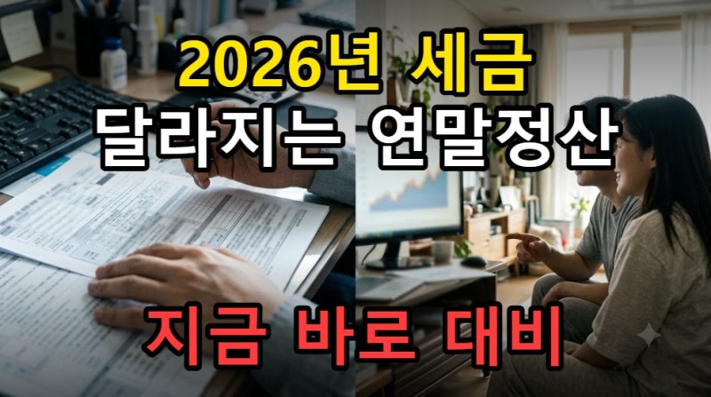 2026 근로소득세율표와 연말정산 달라지는 점, 계산방법 완벽 정리