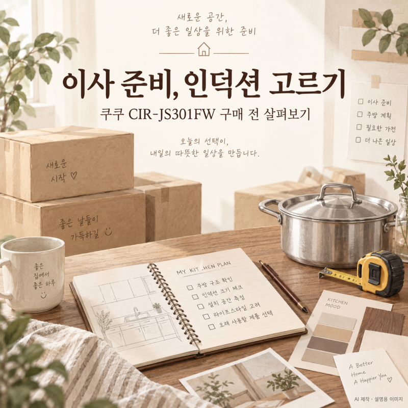 쿠쿠 인덕션 CIR-JS301FW, 이사 전 가격·설치 조건 알아봤어요