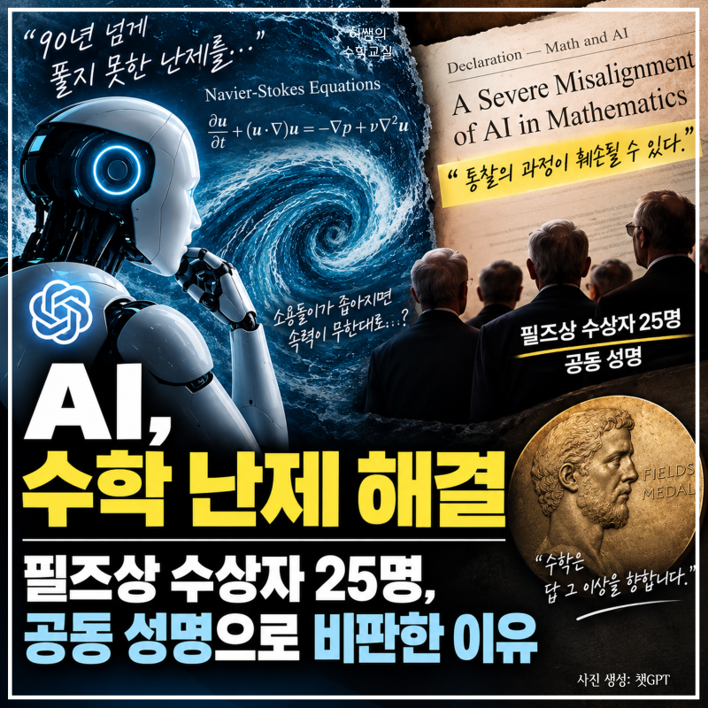 AI, 수학 난제 해결 | 필즈상 수상자 25명, 공동 성명으로 비판한 이유