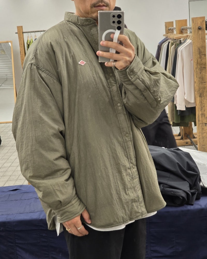 [NEW]26FW DANTON 단톤 남성용 인슐레이션 나일론 셔츠 자켓 / DANTON Insulation Nylon Shirt Jacket DT-A0807 ....