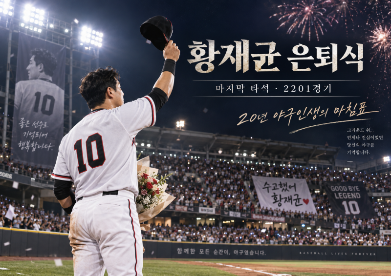 황재균 은퇴식 눈물의 마지막 타석｜2201경기로 끝난 20년 야구인생 총정리