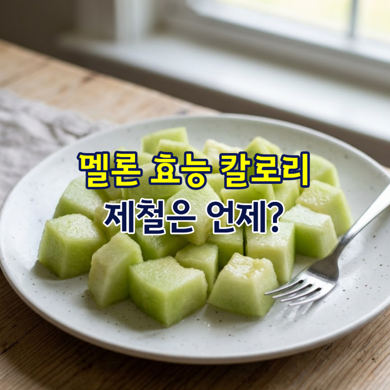 멜론 효능 칼로리 제철은 언제