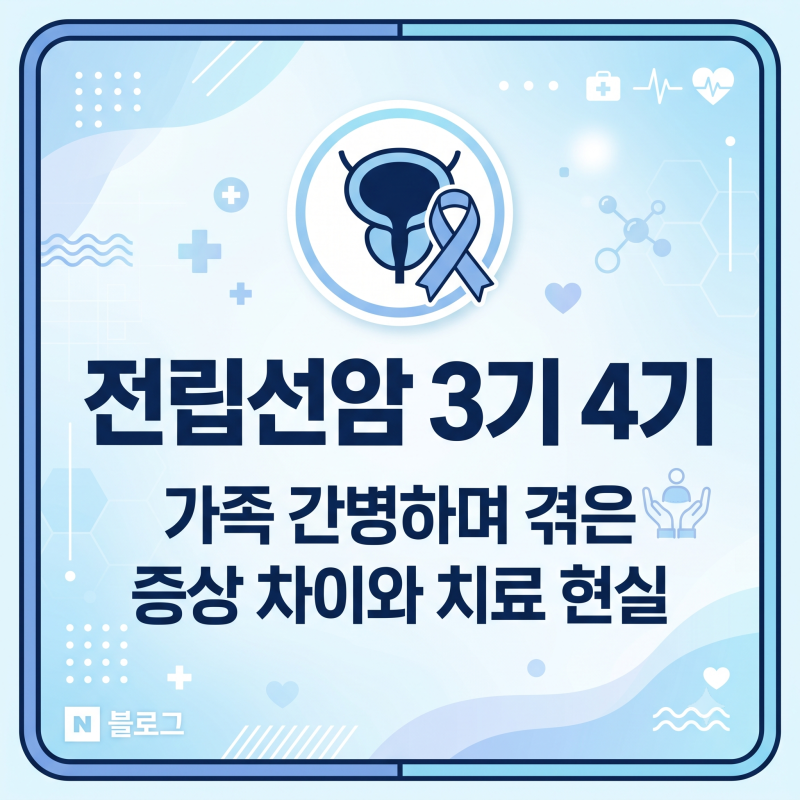 전립선암 3기 4기 차이, 가족을 곁에서 지켜보며 깨달은 치료 현실과 희망