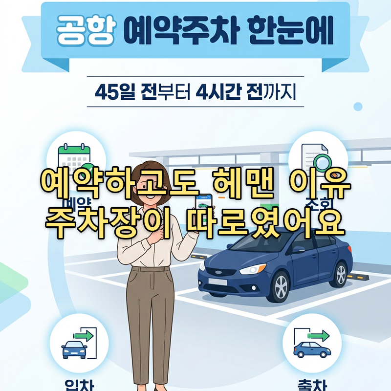 인천공항 주차장 예약 조회와 사이트 자세히 알아보기