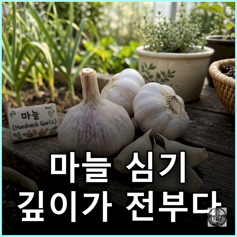 "쪽 분리부터 소독까지" 10월 한지형 육쪽마늘 심는 깊이와 간격 기준