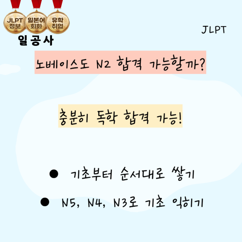 n2 노베이스도 독학 가능할까? 현실적인 JLPT 공부법