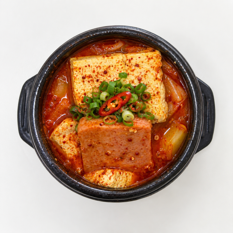 재료 간단한 저녁 메뉴 추천, 실패 없는 스팸두부짜글이 10분 컷 밥도둑 만들기
