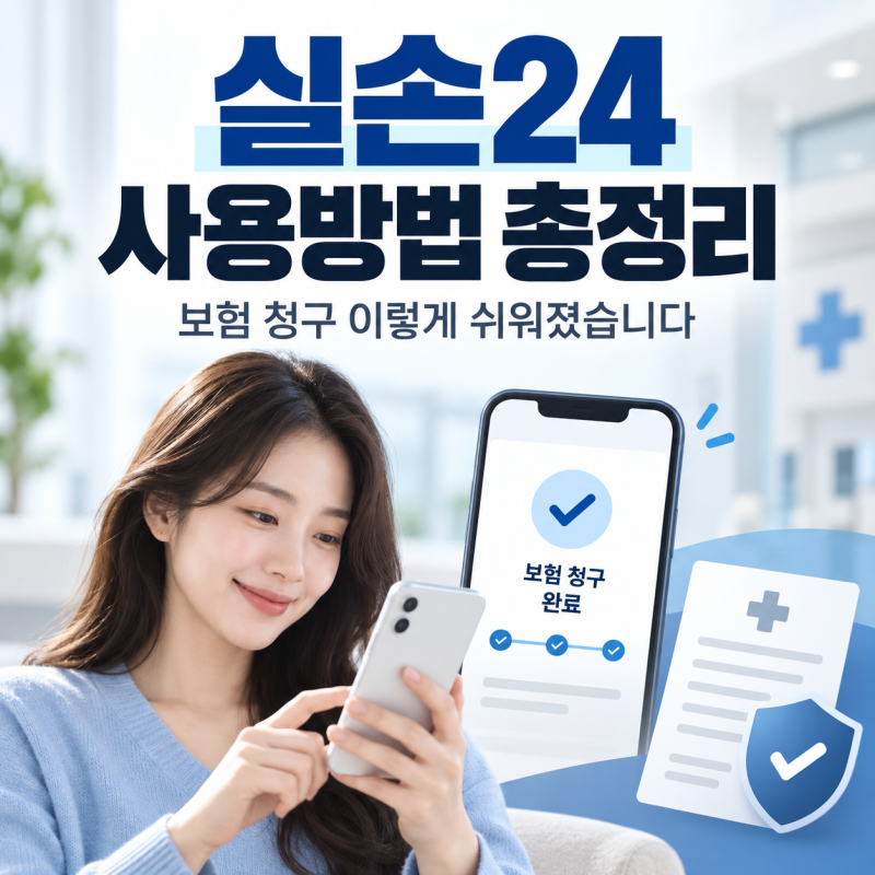 실손24 사용방법 총정리, 실손보험 청구 이렇게 쉬워졌습니다