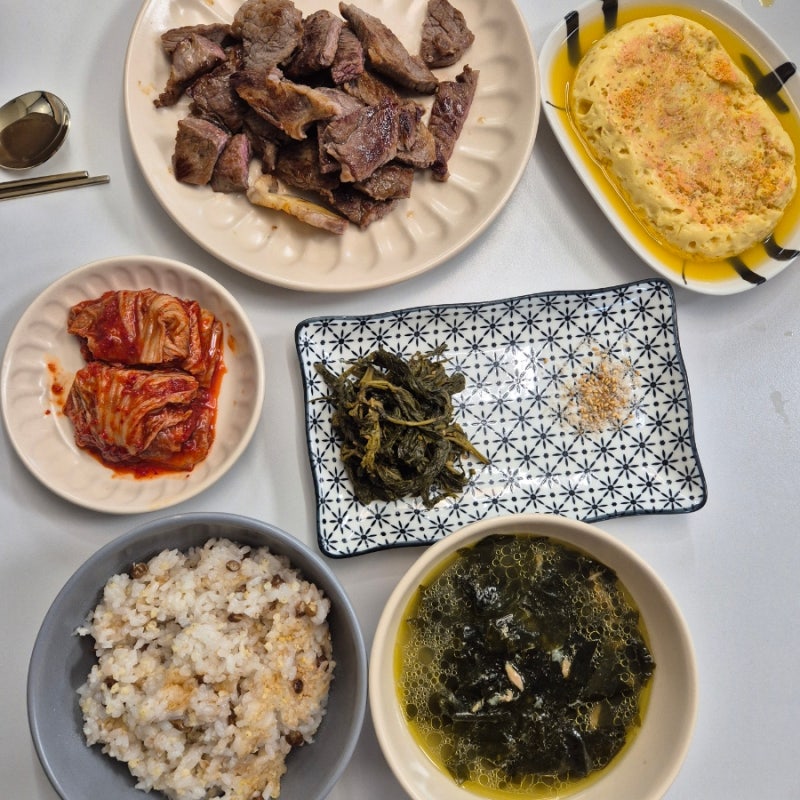 참치캔요리, 간단하게 끓여본 참치미역국 레시피