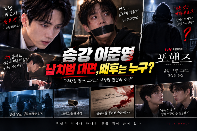 송강 이준영 납치범과 마주하나 포핸즈 배후 정체에 숨은 충격적 단서