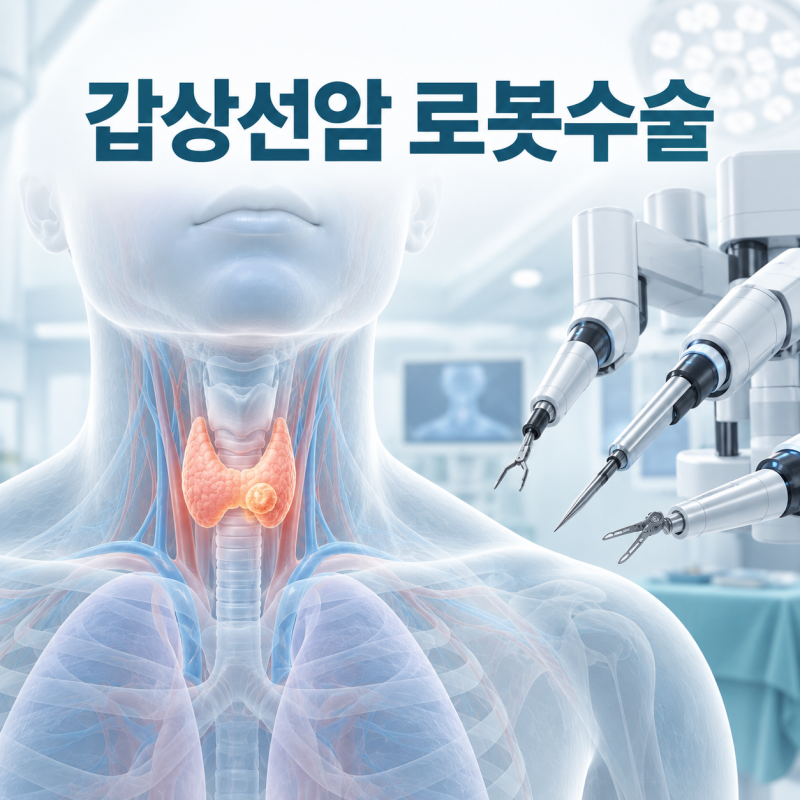 갑상선암 절개수술 내시경 수술 로봇수술 비용 효과 부작용 차이점