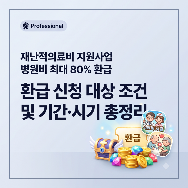 병원비 최대 80% 돌려받는 '재난적의료비 지원사업' 대상 조건 총정리 | 환급 신청 후기 및 입....