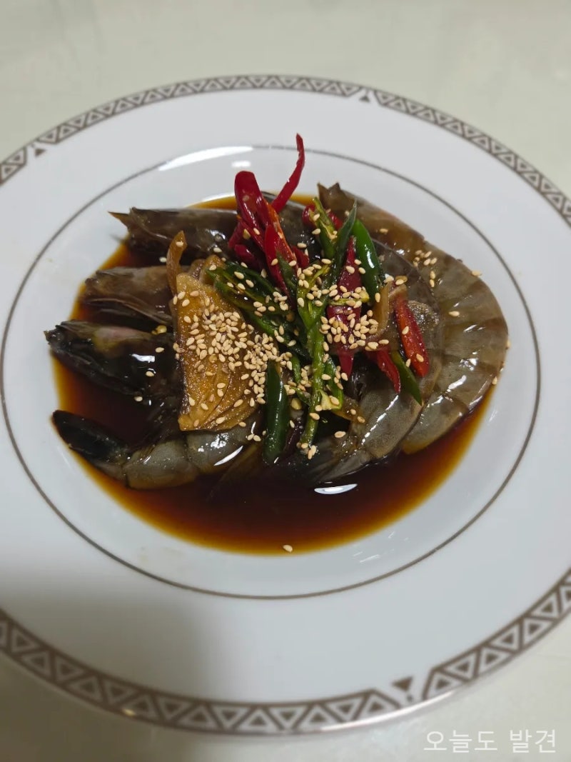 제철 대하로 간장새우장 만들기 | 대명항에서 사 와서 직접 담가봤어요