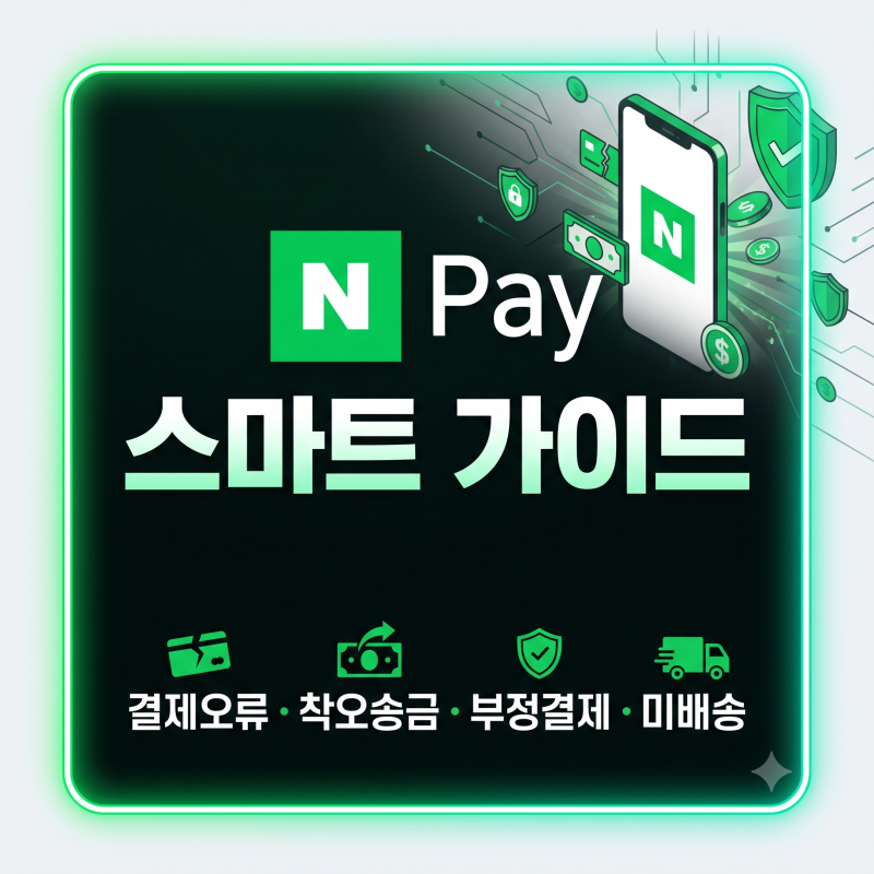 네이버페이 결제오류 오송금 부정결제 잘못결제된거 환불신청 분쟁해결가이드 네이버페이 ....