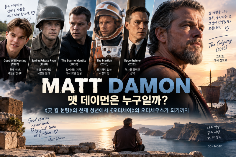 [LIFE] 맷 데이먼은 누구일까?