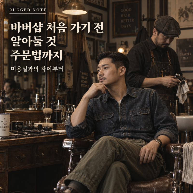 바버샵 처음 가기 전에 알아둘 것｜미용실과의 차이부터 헤어스타일 주문법까지