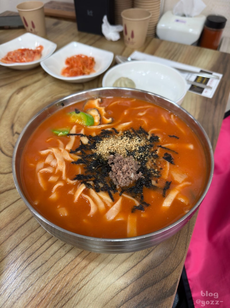 [강릉] 회산장칼국수 주말 점심 방문 후기 | 현지인 추천 장칼국수 맛집