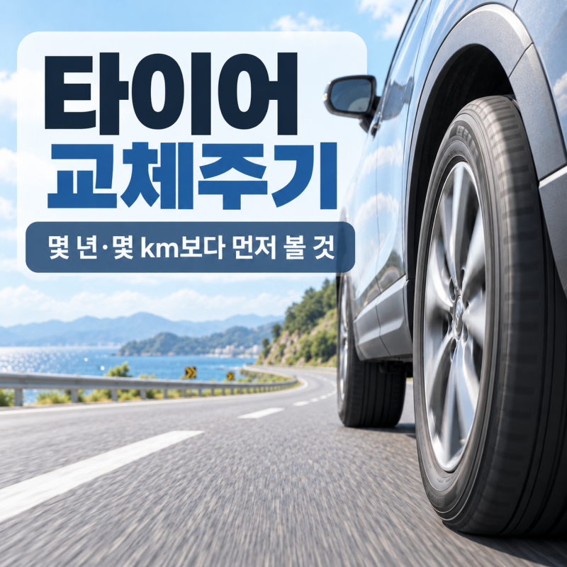 타이어 교체주기 총정리, 몇 년·몇 km보다 먼저 볼 것은 따로 있다