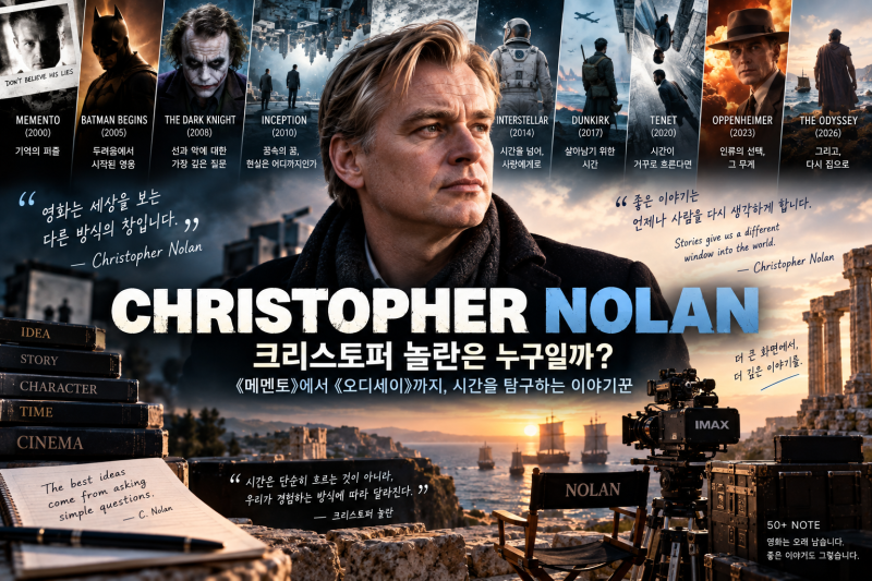 [LIFE] 크리스토퍼 놀란은 누구일까?《메멘토》《인터스텔라》《오펜하이머》《오디세이》