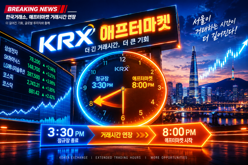 시간외단일가 폐지 애프터마켓 실시간 거래 변경점 5가지