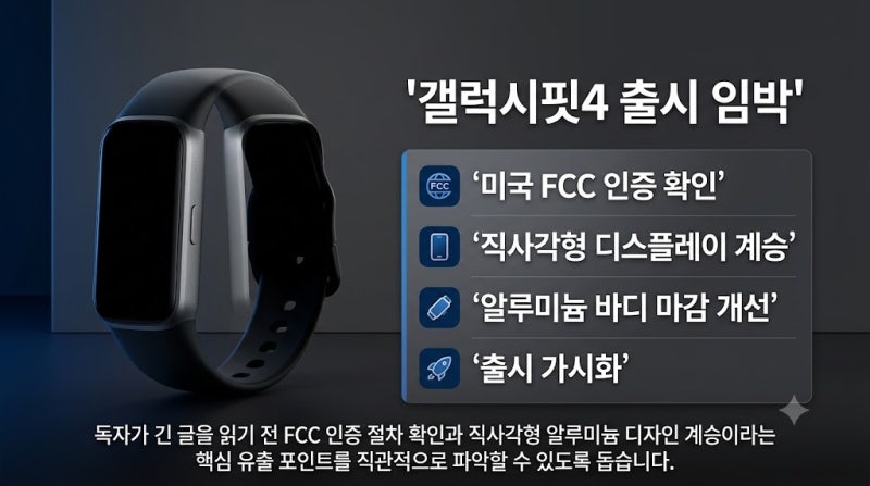 갤럭시핏4 출시일 스펙 유출 정보 총정리, 갤럭시핏3 비교 및 GPS 탑재 여부 분석