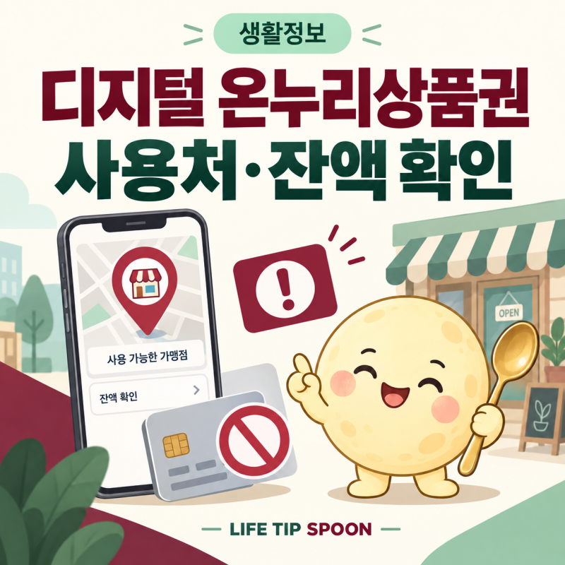 디지털 온누리상품권 사용처｜잔액 부족하면 전액 카드 결제되는 이유