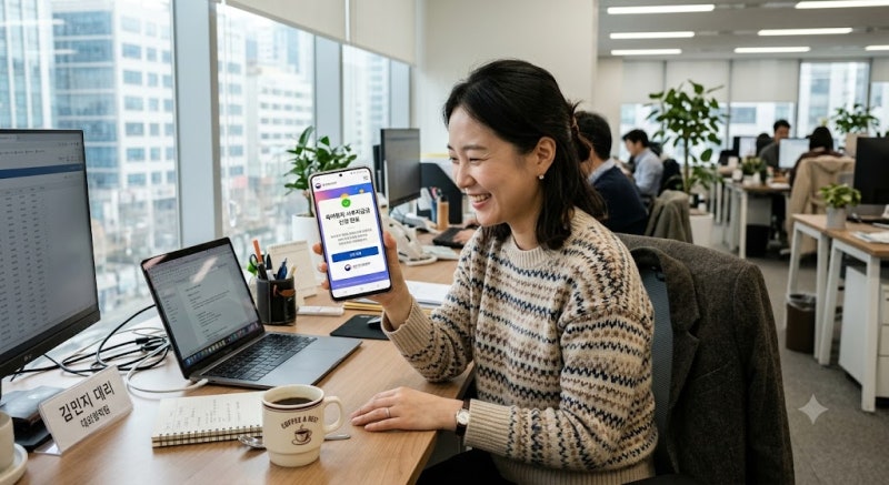떼인 돈 25% 드디어 입금! 육아휴직 복직 후 6개월 사후지급금 신청 매뉴얼 (고용보험 앱 & 고....