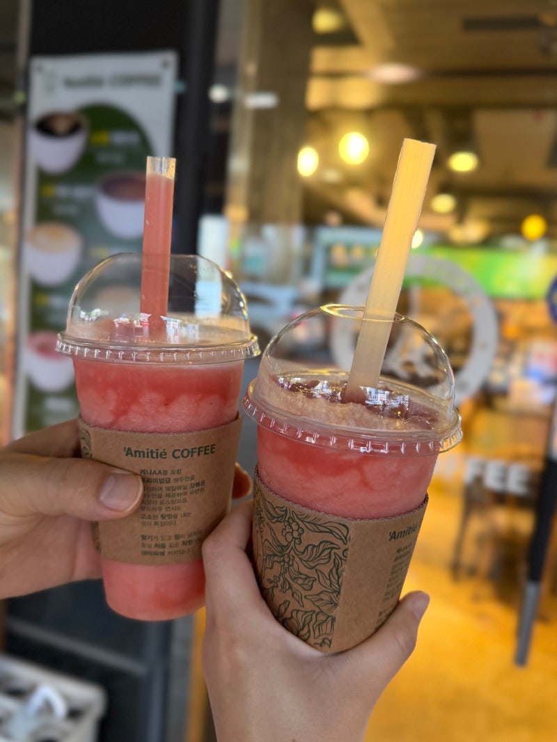 대전 수박주스 맛집 대전한화생명볼파크 야구장 근처 대흥동 카페 내돈내산 [타미띠에커피 ....