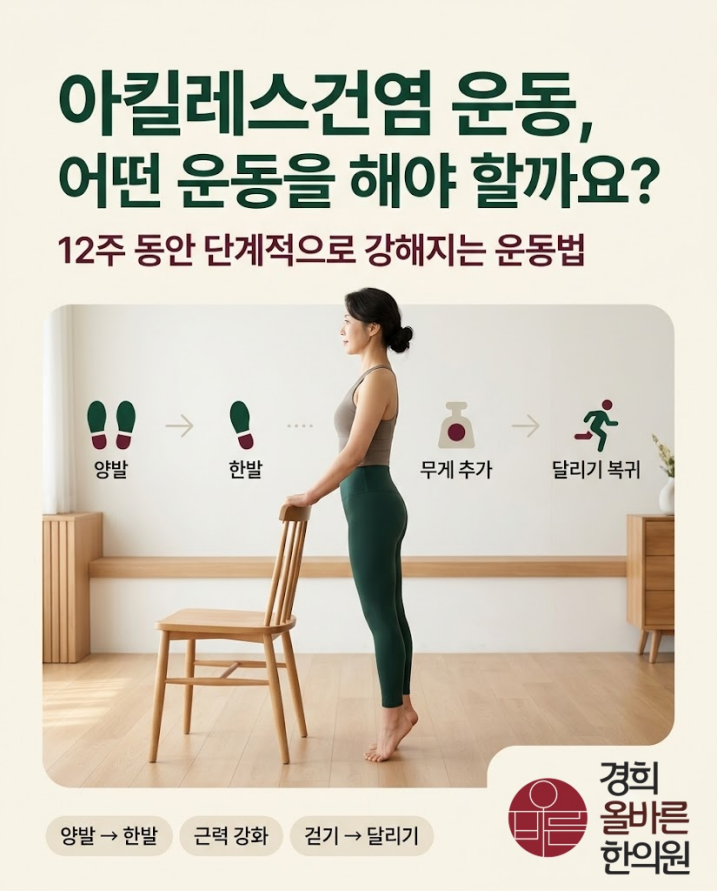 아킬레스건염 운동, 아픈데 해도 될까요? 12주 동안 아킬레스건을 다시 강하게 만드는 운동법....