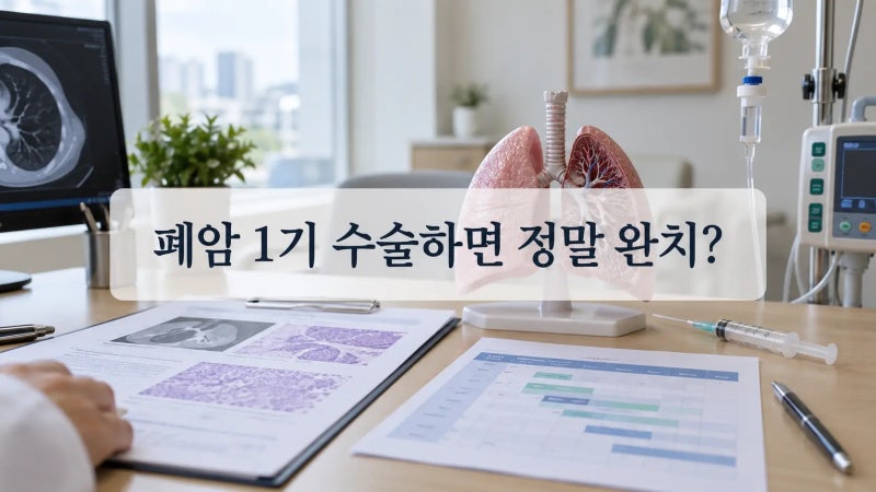 폐암 1기 수술했는데 끝이 아니다? 항암치료 필요한 경우