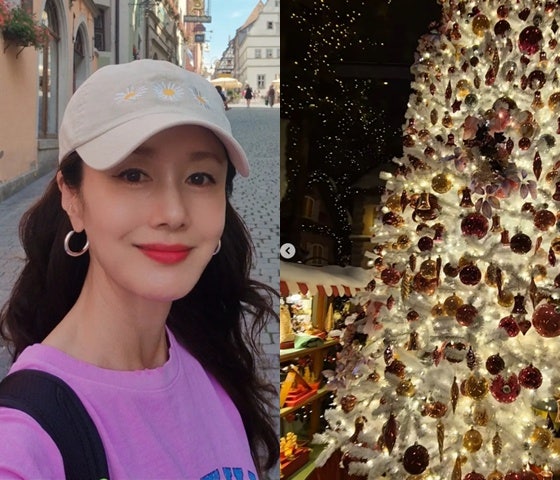 배우 김지수, 프라하서 여행사 대표로 인생 2막…독일 로텐부르크서 전한 근황