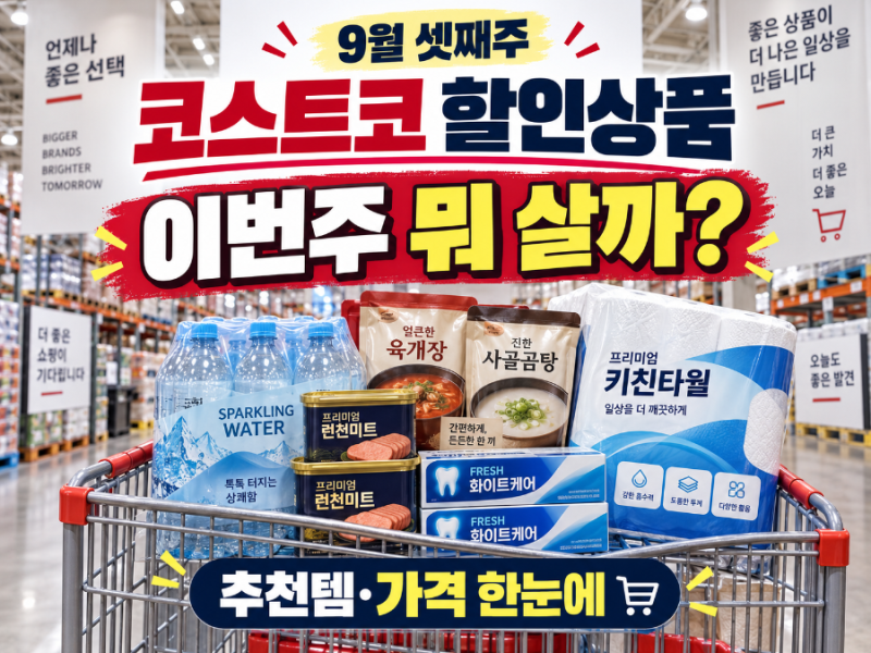 코스트코 9월 셋째주 할인상품｜이번주 추천템·가격 한눈에 보기