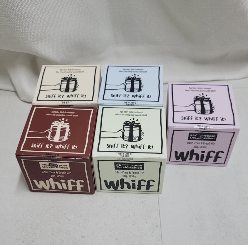 친구 집들이선물 고체 탈취제 위프 Whiff 후기 사용방법