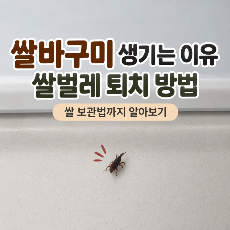 쌀바구미 생기는 이유 집에서 발견한 쌀벌레 퇴치 방법과 쌀 보관법